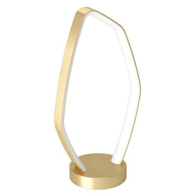 Gouden design tafellamp aluminium, Samson, 10,8W, 3000K LED, met schakelaar