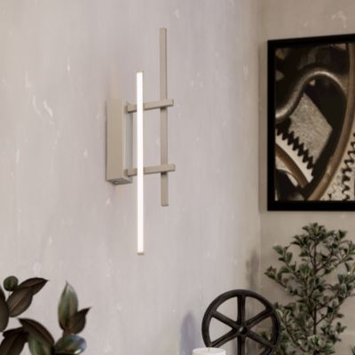 Bruine design wandlamp aluminium, Thera, 12W, 3000K LED