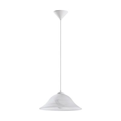 Witte hanglamp glas, Anouar
