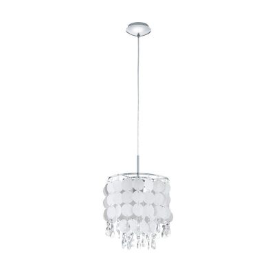 Chromen design hanglamp kristal, Ayden