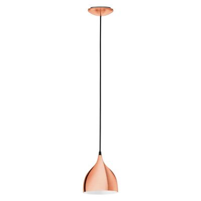 Koperen design hanglamp metaal, Piglio