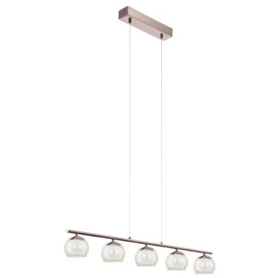 Nikkelen moderne hanglamp glas, Riviera, 3W, 3000K LED