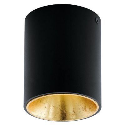 Gouden moderne plafonnière aluminium, Dahne, 3W, 3000K LED