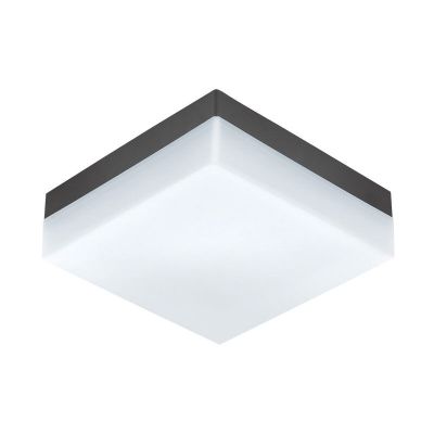 Antraciete buitenlamp kunststof, Allon, IP44