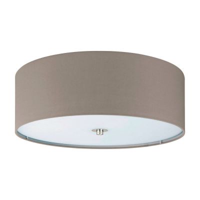 Taupe moderne plafondlamp stof, Abano
