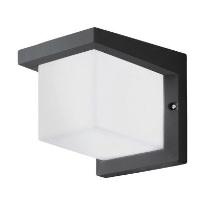 Moderne Antraciet Witte wandlamp Marcela