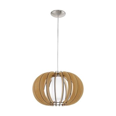 Landelijke hanglamp hout, Kiran, 40 cm