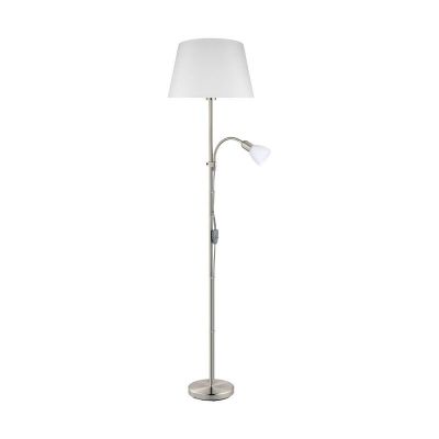 Arris vloerlamp - nikkel-mat