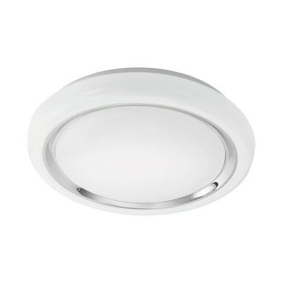 Witte moderne plafondlamp kunststof, Carmela, 18W, 3000K LED