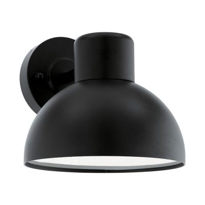 Zwarte buitenlamp kunststof, Bessel, IP44