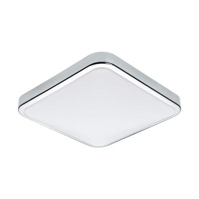 Chromen wandlamp kunststof, Beyza, 16W, 3000K LED, IP44