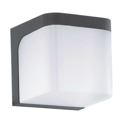 Antraciete buitenlamp kunststof, Binck, IP44