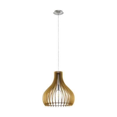 Landelijke hanglamp hout, Betsy