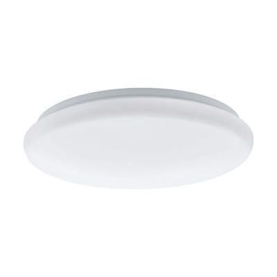 Witte plafondlamp met sensor staal, Patryk, 12W, 3000K LED