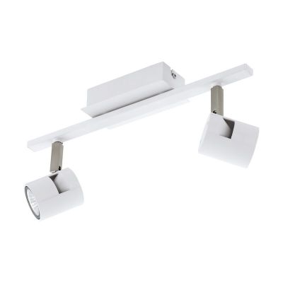 Witte plafondspot Yordi, aluminium