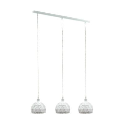 Witte moderne hanglamp staal, Silva