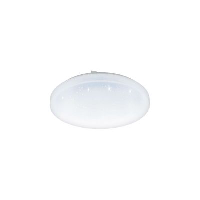 Witte plafonniere Eloise, staal, 17w 3000K (warm wit) LED