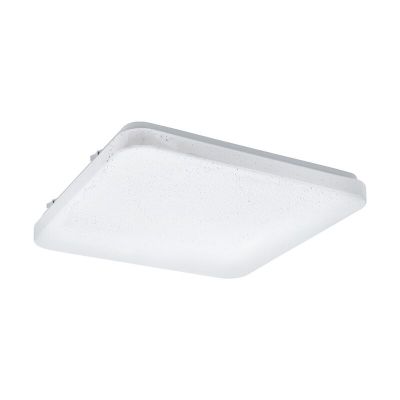 Witte plafonniere Eloise, staal, 11w 3000K (warm wit) LED