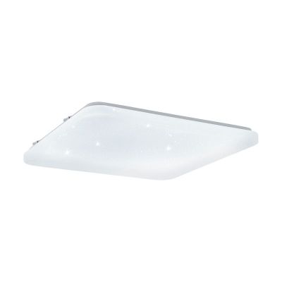 Witte plafonniere Eloise, staal, 33w 3000K (warm wit) LED