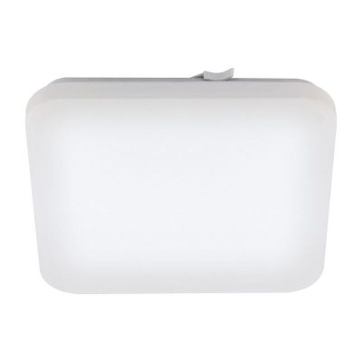 Witte plafondlamp kunststof, Eloise, 17W, 3000K LED, IP44