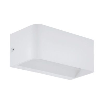 Witte wandlamp Tjalle, aluminium, 10w 3000K (warm wit) LED