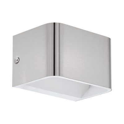 Nikkelen wandlamp Tjalle, aluminium, 6w 3000K (warm wit) LED