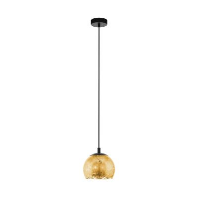 Gouden design hanglamp glas, Gaston