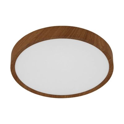 Bruine moderne plafonniere, Jouk, kunststof, 33w 3000K (warm wit) LED