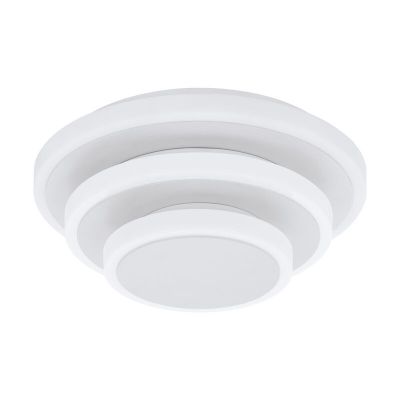 Witte moderne plafonniere, Nieck, staal, 5w 3000K (warm wit) LED