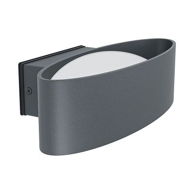 Antraciete moderne buitenlamp, Kawita, aluminium, 10w 3000K (warm wit) LED