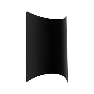 Zwarte moderne buitenlamp, Liliana, staal, 10w 3000K (warm wit) LED