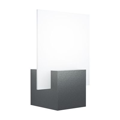Zwarte moderne buitenlamp, Lilith, aluminium, 6w 3000K (warm wit) LED