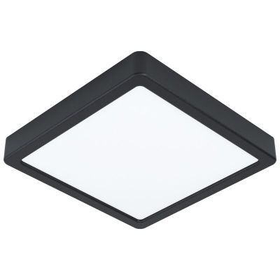 Zwarte plafondlamp Pascale, staal, 16w 4000K (wit) LED