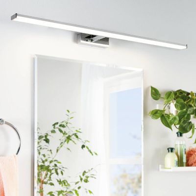 Chromen spiegelverlichting kunststof, Nancy, 13,5W, 4000K LED, IP44