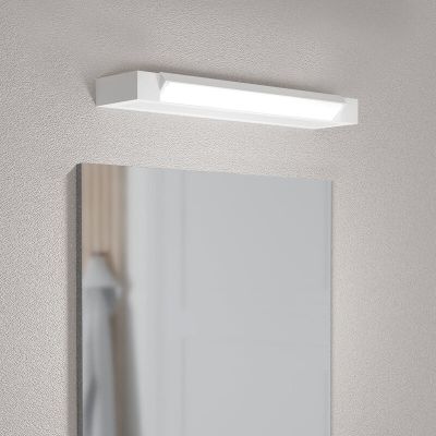 Chromen moderne spiegelverlichting aluminium, Shukri, 8,9W, 4000K LED, IP44