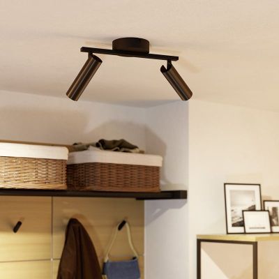 Bronzen moderne plafondspot staal, Valproto, 5W, white switch LED