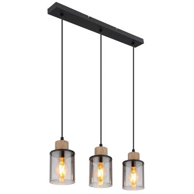 Moderne hanglamp rookglas, Resa