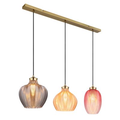 Veelkleurige design hanglamp glas, Jacomina
