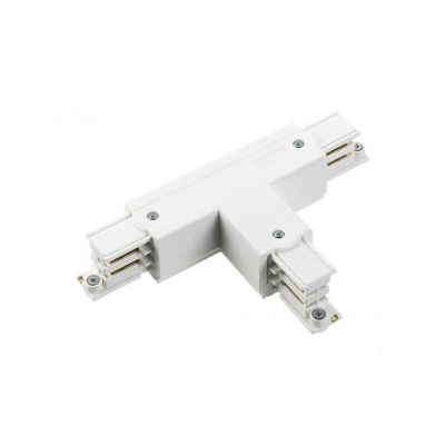 Wit T-Stuk, aarde rechts, 3-fase