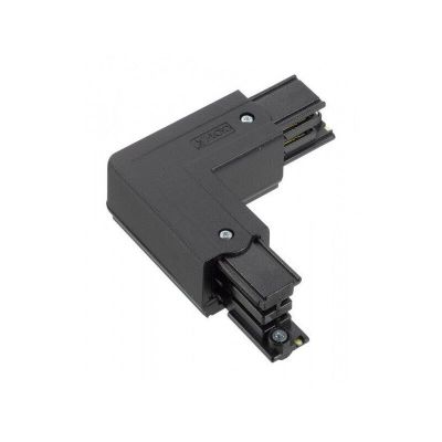 Zwart hoekstuk, aarde Rechts, 3-fase