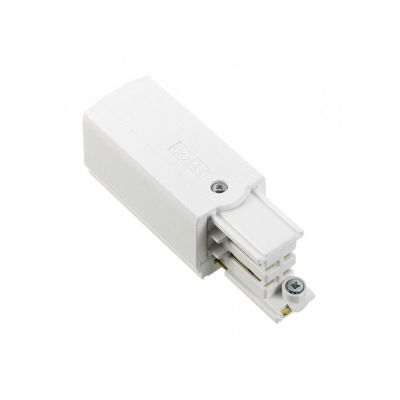 Witte aansluitdoos, aarde Links, 3-fase