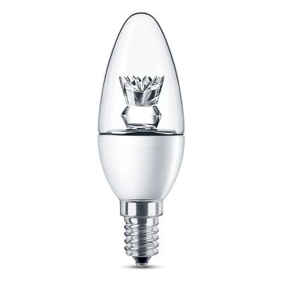Rona E14 LED lamp, Transparant, 2700k, 4,9w