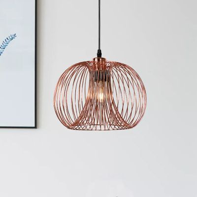 Koperen Vinti hanglamp, modern