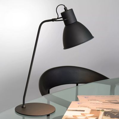 Moderne bureaulamp Shadi, Zwart