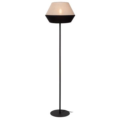 Beige vloerlamp modern, Kala, met schakelaar
