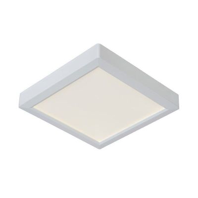 Witte plafonnière modern, Tendo, 18W, 3000K LED