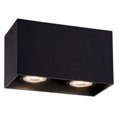 Grote opbouwspot Raina, zwart