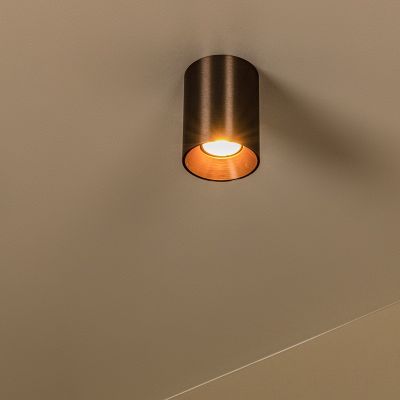 Bronzen plafondspot modern, Gerti