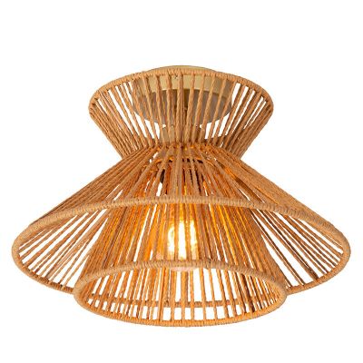 Rotan plafondlamp bruin, Tasman