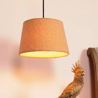 Gele hanglamp vintage, Woolly